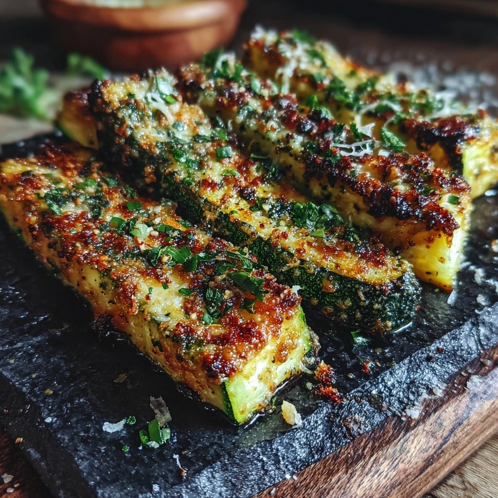 Ofen Zucchini Mit Parmesan