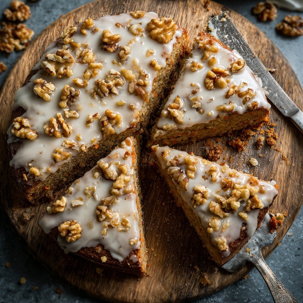 Karottenkuchen Mit Zimt Glasur