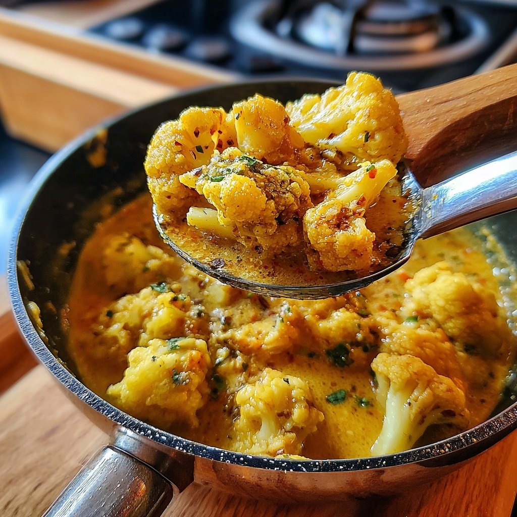 Blumenkohl Gemüse Curry Mild