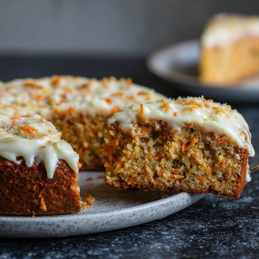 Karottenkuchen Mit Vanille Aroma