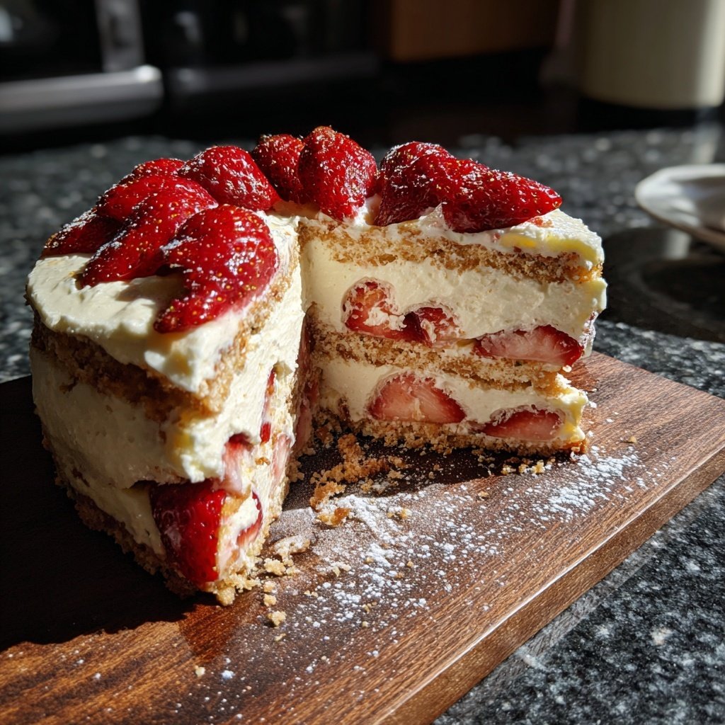 Erdbeer Mascarpone Torte Ohne Backen